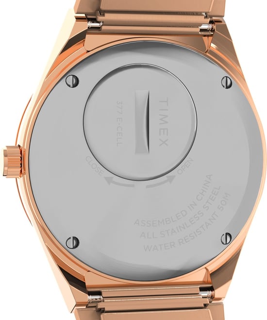 Timex Q Reissue Dames Horloge Roségoud TW2W10700 - Image 3