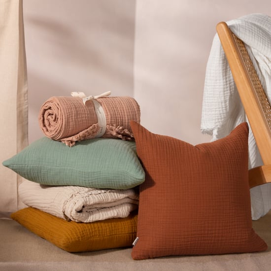 Yard Lark Muslin Cotton Polyester Filled Cushion