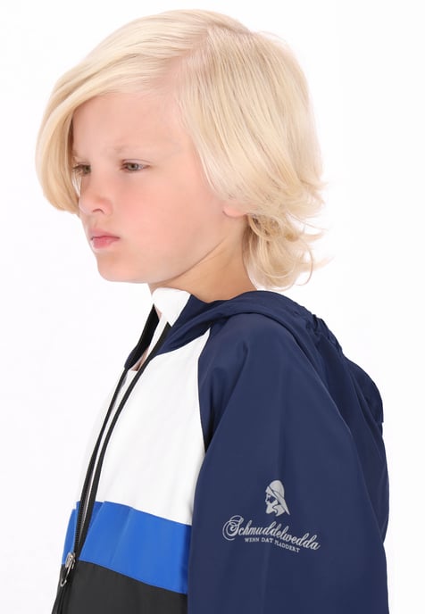 Schmuddelwedda Anorak jongens (kinderen) marine colorblock - Image 5