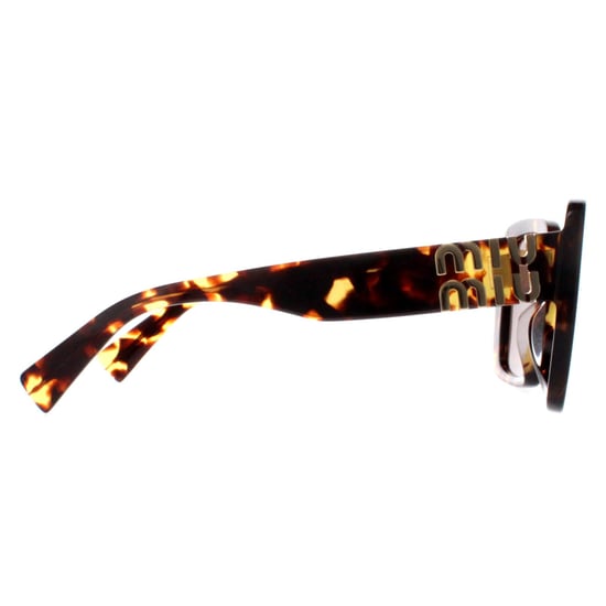 Miu Miu Square Womens Honey Havana Dark Brown MU10YS