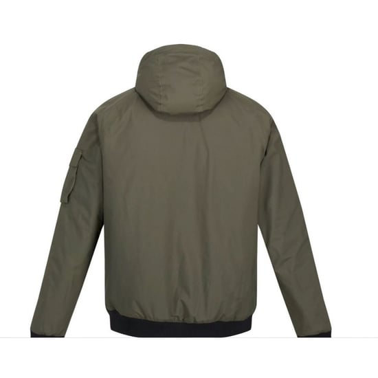 Regatta Mens Faizan Hooded Waterproof Jacket (Dark Khaki)