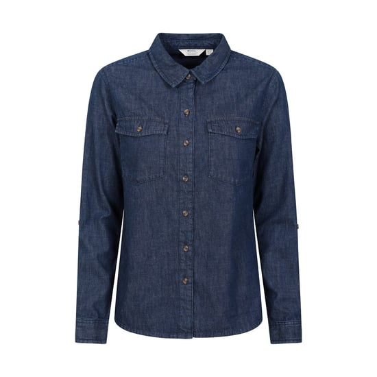 Mountain Warehouse Womens/Ladies Darla Denim Shirt (Blue) - Image 1