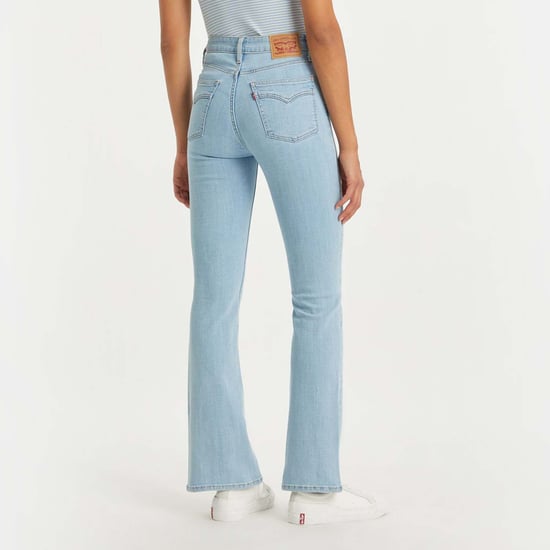 Women's Levis 725 Heritage Bootcut Jeans in Light Blue