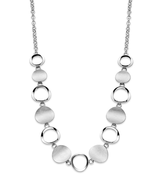 Orphelia Dames 925 Sterling Zilveren Set: Ketting + Armband - Zilver SET-025 - Image 2