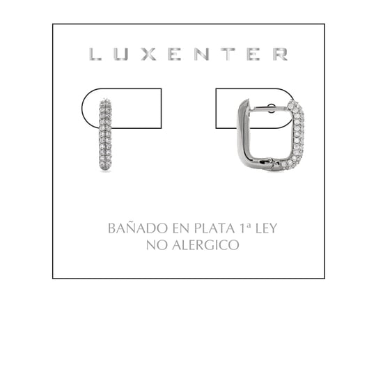 Luxenter Ashed örhängen i rhodiumfinish - Image 2