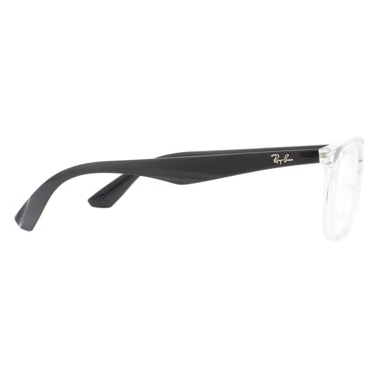 Ray-Ban Rektangulär Transparent och Svart Unisex Dam Glasögonbågar - Image 4