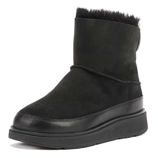 FitFlop Shearling Dameslaarzen Zwart - Image 3