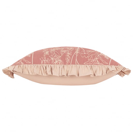 Wylder Mae Embroidered Cotton Cushion Cover