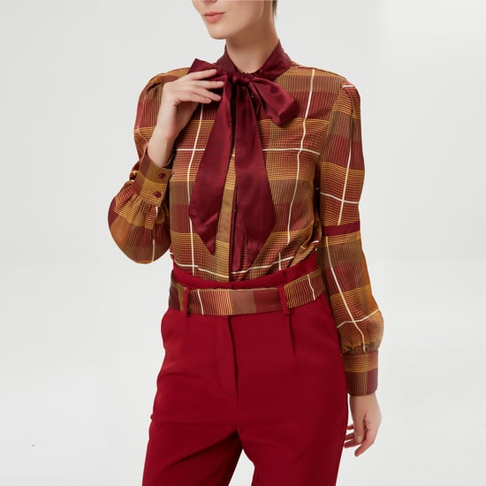 Ascot tie tartan shirt - Image 3