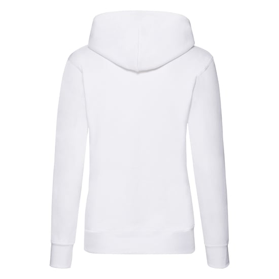 Fruit of the Loom Dames/Dames Classic Hooded Lady Fit Sweatshirt (Wit) - Image 2