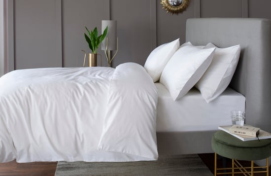 The Lyndon Company 1000 Thread Count Fitted Sheet Double Size White