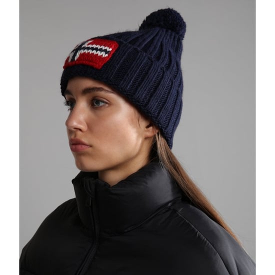 Accessories Napapijri Semiury Bobble Hat in Navy