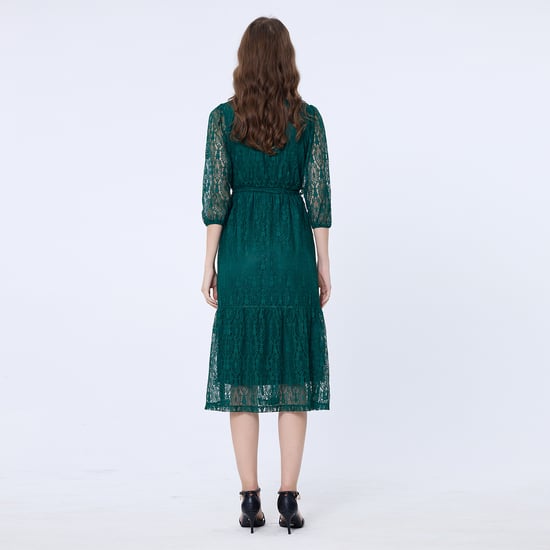 Fit-and-flare lace dress - Image 3