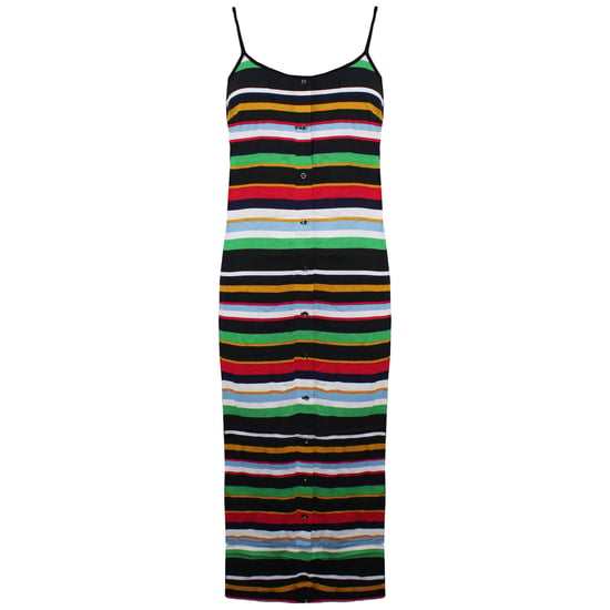 Vans Off The Wall Sleeveless Striped Multicoloured Womens Midi Dress VN0005HW448