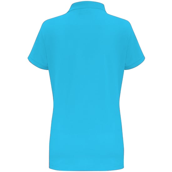 Asquith & Fox Womens/Ladies Short Sleeve Contrast Polo Shirt (Turquoise/ Red)
