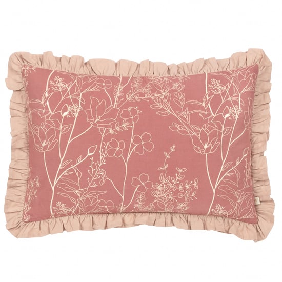 Wylder Mae Embroidered Cotton Cushion Cover