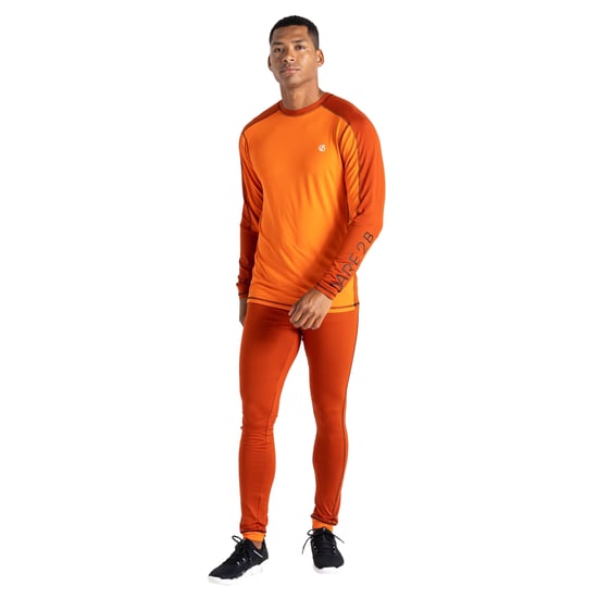 Dare 2B Mens Exchange III Thermal Base Layer Set (Puffins Orange/Brown) - Image 5