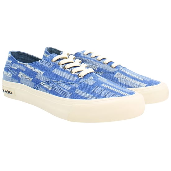 Seavees Legend Borduur Damen Blauwe Schoenen - Image 2