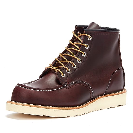 Red Wing Shoes Classic Moc Toe Excilbur Mens Black Cherry Boots - Image 3