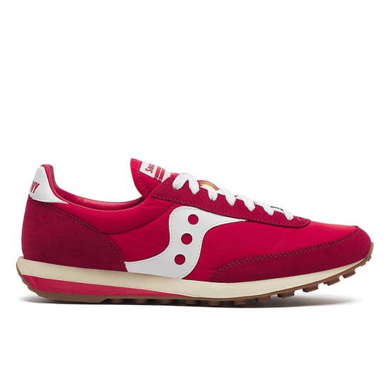 Saucony Trainer 80 Red/White Trainers - Image 2