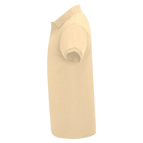 SOLS Heren Perfect Pique Korte Mouw Poloshirt (Zand) - Image 4
