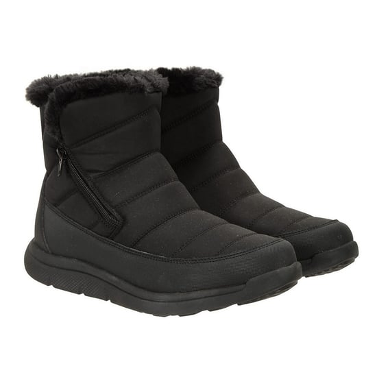 Mountain Warehouse Womens/Ladies Boston Fleece Lined Snow Boots (Black) - Image 3