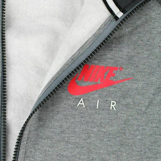 Nike Air heren fleece trainingspak volledige set grijs - Image 3