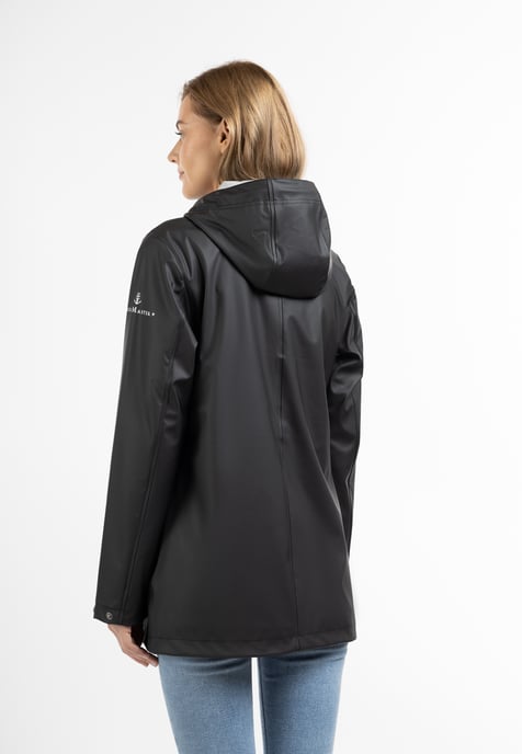 Dreimaster Regenjas Dames zwart - Image 4