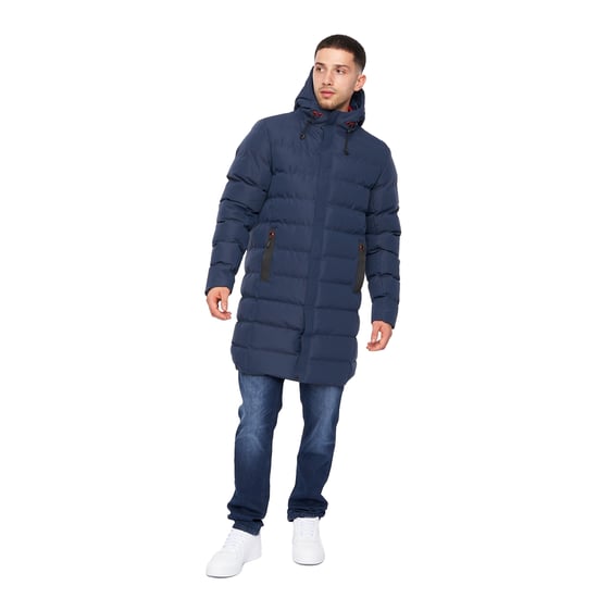 Crosshatch Mens Longkamp Jacket (Navy) - Image 4