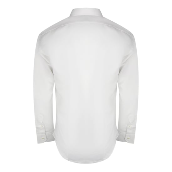 Aquascutum effen wit overhemd met lange mouwen - Image 2