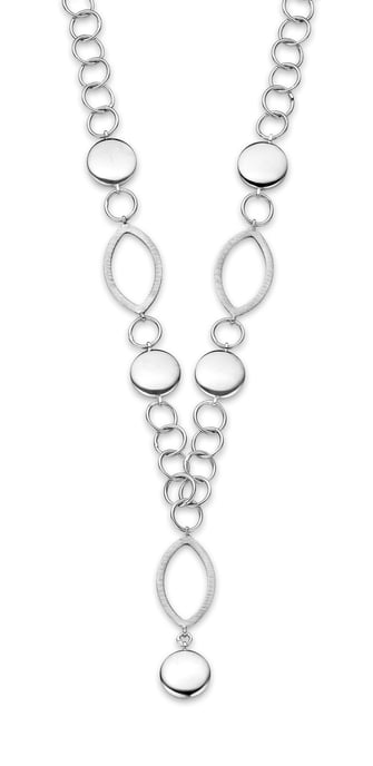 Orphelia Dames 925 Sterling Zilveren Set: Ketting + Armband - Zilver SET-016 - Image 2