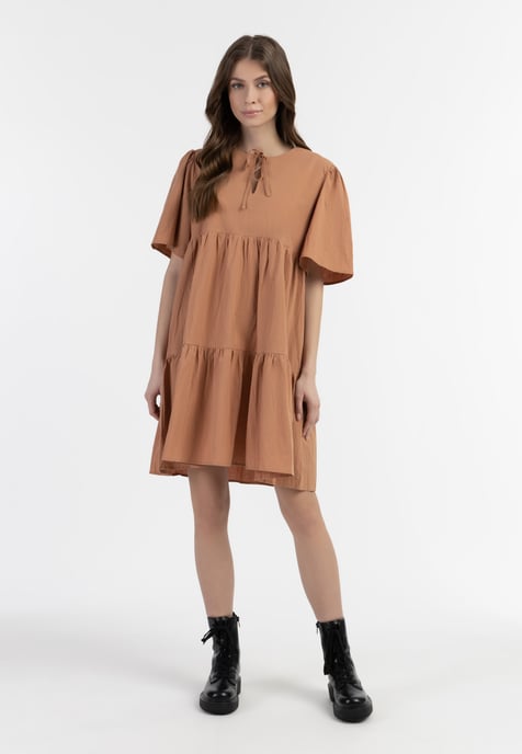 Dreimaster Jurk Dames lichte roest - Image 2