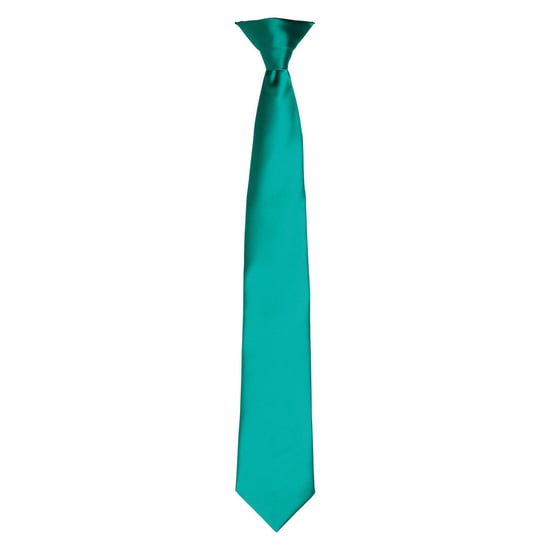 Premier Unisex Adult Satin Tie (Emerald) - Image 1