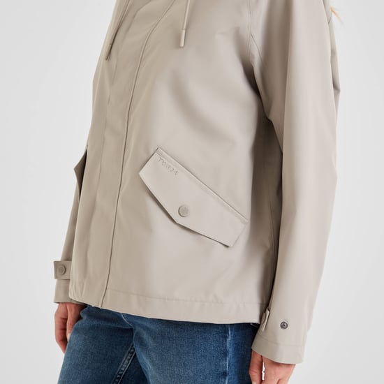 Vena Womens Waterproof Jacket - Dark Taupe