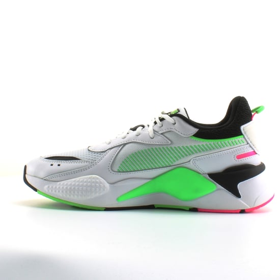 Puma RS-X Tracks MTV White Textile Mens Lace Up Trainers 371841 01