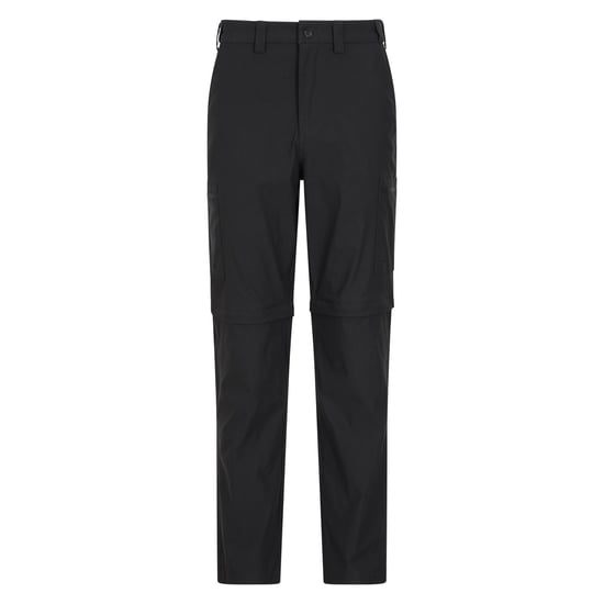 Mountain Warehouse Mens Trek Convertible Trousers (Black) - Image 1