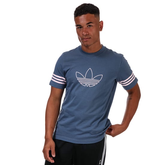 Men's adidas Originals Outline T-Shirt in Blue