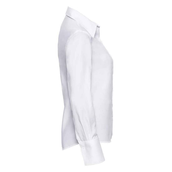 Russell Collection Womens/Ladies Ultimate Non-Iron Long-Sleeved Shirt (White) - Image 3