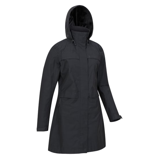 Mountain Warehouse Womens/Ladies Cloudburst Textured Waterproof Jacket (Black) - Image 3