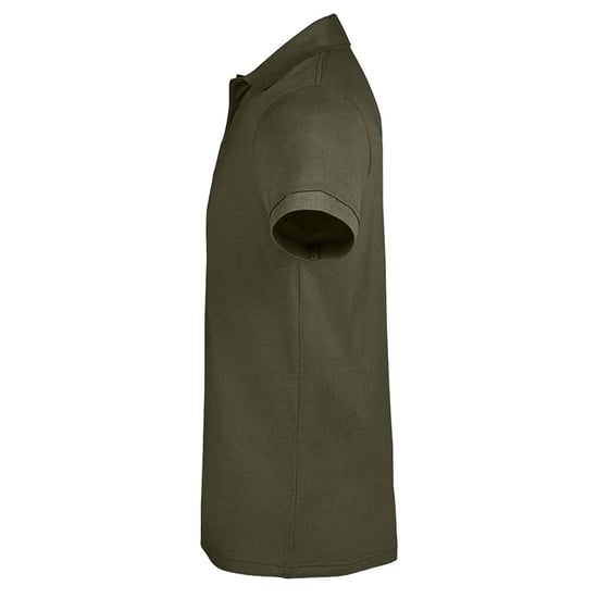 SOLS Heren Prime Pique Poloshirt met korte mouwen (Leger) - Image 3
