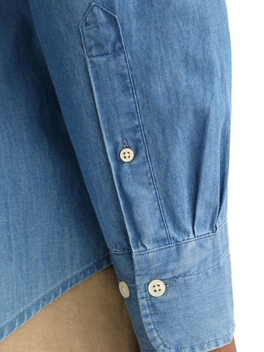 Gant Mens Regular Fit Shirt | The Indigo Shirt - Image 5