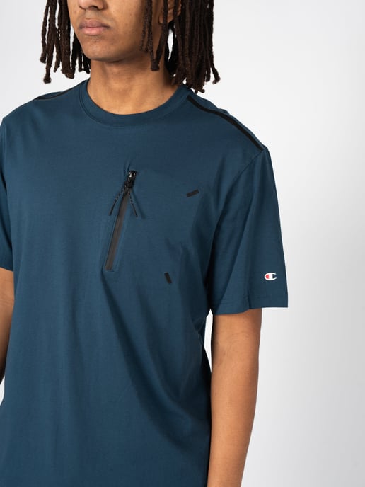 Champion T-Shirt Men's Blue - Image 5