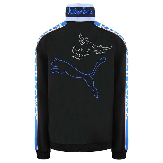 Puma x KidSuper Studios Long Sleeve Zip Up Blue Mens Track Jacket 598461 01