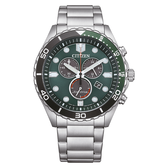 Citizen Of Sporty Aqua Men's Silver Watch AT2561-81X - Image 1