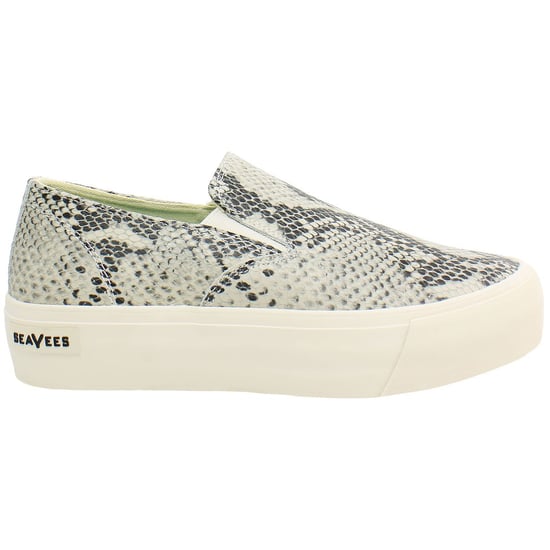Seavees Baja Platform Mulholland Dames Beige Slip-Ons - Image 1
