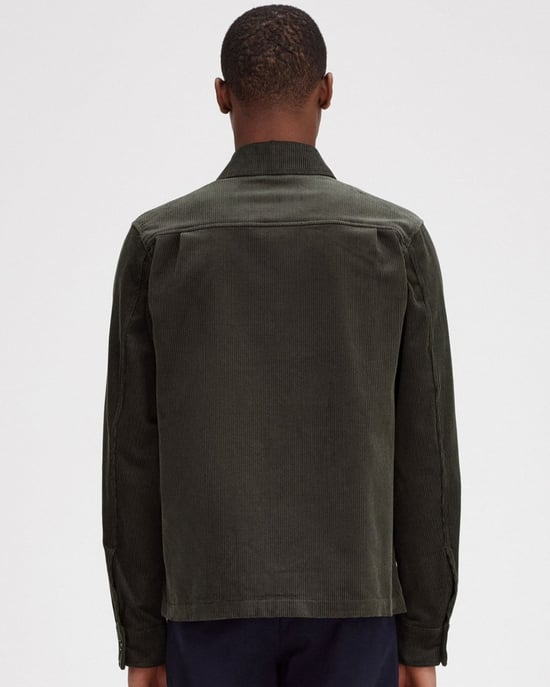 Fred Perry Herr Cordtärkt Overshirt - Image 5