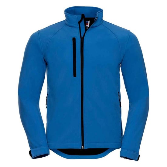 Russell Mens Plain Soft Shell Jacket (Azure) - Image 1