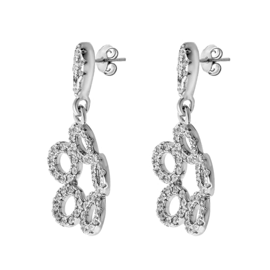 Orphelia 'Gabriella' Women's 925 Sterling Silver Drop Earrings - Silver ZO-7314