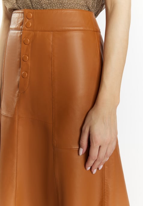 Dreimaster Skirt women cognac - Image 5