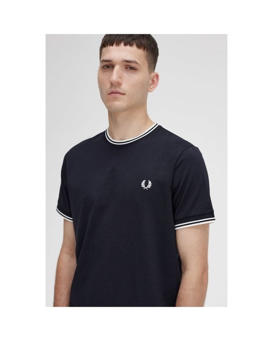 Fred Perry Mens Twin Tipped T-Shirt NOS - Image 3